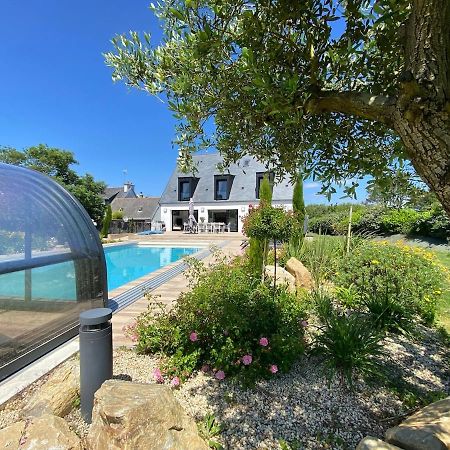 Superbe Villa Tout Confort Avec Piscine Chauffee Er Couverte Et Spa A 2 Pas De La Plage Fouesnant Ngoại thất bức ảnh